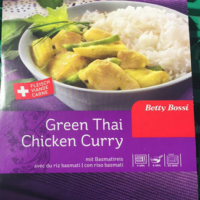 Green thai chicken curry