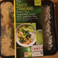 Green thai vegetable curry
