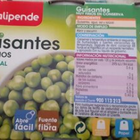 Guisantes en lata
