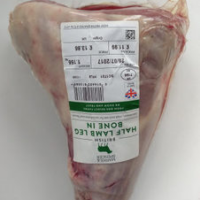 Half Lamb Leg Bone In