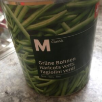 Haricots verts fins