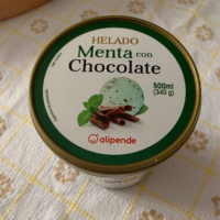 Helado de Menta y Chocolate