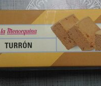 Helado de turrón