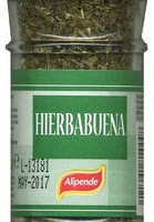 Hierbabuena seca molida