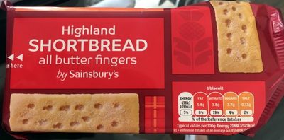 Highland Shortbread – All Butter Fingers Highland Shortbread - All Butter Fingers