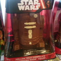 Hollow Milk Chocolate Decorated R2D2