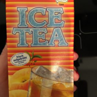 Ice tea Pfirsich