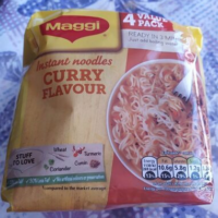 Instant Noodles Curry Flavor Instant noodles curry flavour