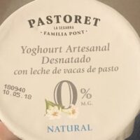Iogurt Pastoret Natural 0%