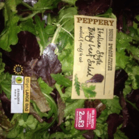 Italian style babyleaf salad