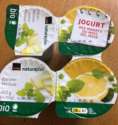 Yogurt Lemon-mélisse Jogurt citron-mélisse