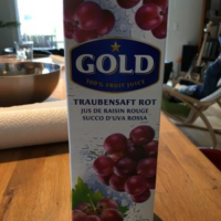 Jus de raisin rouge