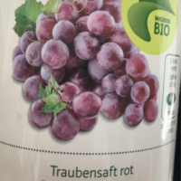 Jus de raisin rouge