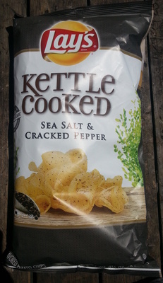 Kettle Cooked Sea Salt & Cracked Pepper Kettle Cooked Sea Salt & Cracked Pepper