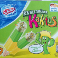 Knallgrüner Kaktus