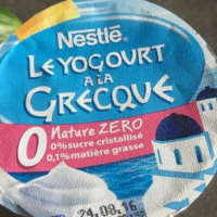 LE YOGOURT A LA GRECQUE Nature ZERO