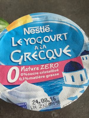 LE Yogurt GRECQUE Nature ZERO LE YOGOURT A LA GRECQUE Nature ZERO