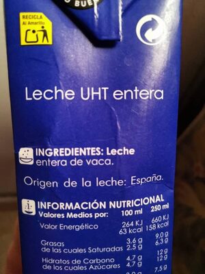 LECHE UHT Whole LECHE UHT Whole - Image 2
