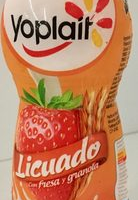 LICUADO CON FRESA Y GRANOLA
