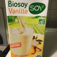 Lait soja vanille bio