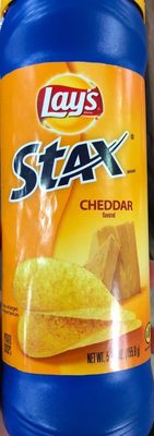 Lay’s Stax Potato Crisps Cheddar Lay's Stax Potato Crisps Cheddar