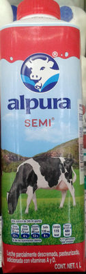 Milk Alpura semi Leche Alpura semi