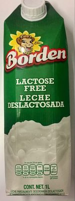 Milk Lactose Free Borden Leche deslactosada Borden
