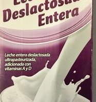 Leche deslactosada entera
