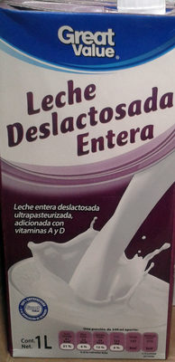 Milk Lactose Free Whole Leche deslactosada entera