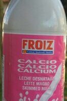 Leche desnatada calcio