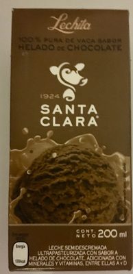 Milk Flavor helado from Chocolate Leche sabor a helado de chocolate