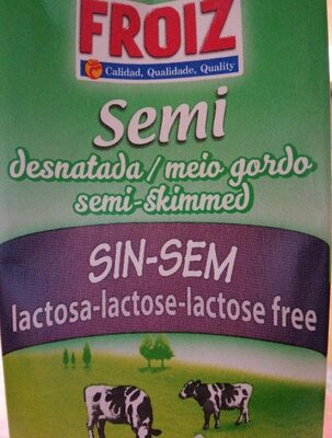Milk semi without Lactose Leche semi sin lactosa