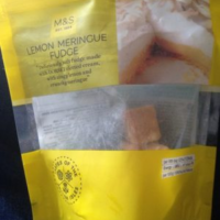 Lemon meringue fudge