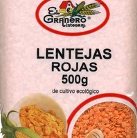 Lentejas rojas peladas