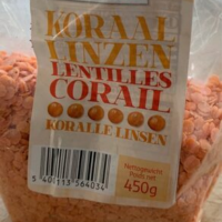 Lentilles corail