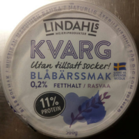 Lindahls Kvarg Blåbärssmak