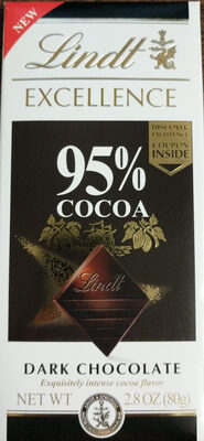 Lindt Excellence Dark Chocolate 95% Lindt Excellence Dark Chocolate 95%