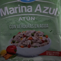 Lomo de atún con verduras