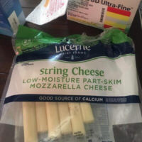 Lucerne string cheese  mozzarella