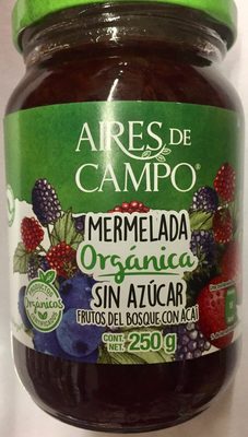 Jam OrganicA without Sugar MERMELADA ORGANICA SIN AZUCAR