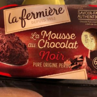 MOUSSE AU CHOCOLAT La Fermière