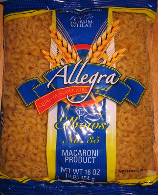 Macaroni Elbows No. 35 Macaroni Elbows No. 35