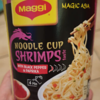 Magic Asia Noodle Cup Shrimps taste