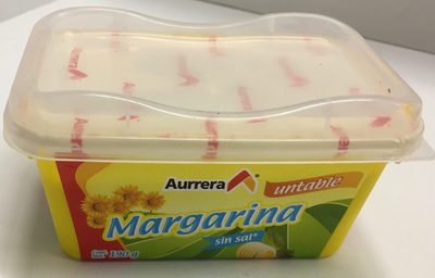 Margarina without Salt Aurrera Margarina sin sal Aurrera