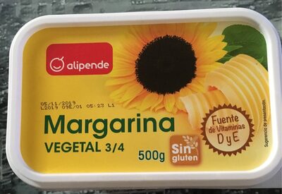 Margarina vegetal Margarina vegetal