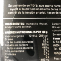Membrillo en lonchas