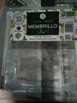 Membrillo Gluten Free Ecological Membrillo sin gluten ecológico