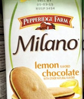 Milano Lemon Flavored Chocolate