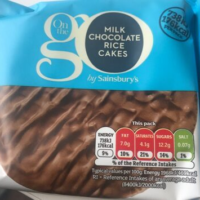 Milk Chocolate Rice Cakes