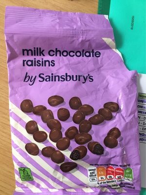 Milk Chocolate Raisinss Milk chocolate raisins